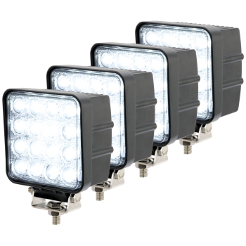 4x LED Arbeitsscheinwerfer 48W 38,7° 2.880lm 4x LED Arbeitsscheinwerfer 48W 38,7° 2.880lm