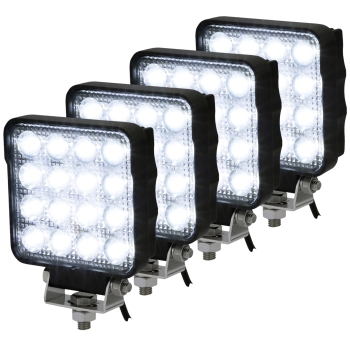4x LED Arbeitsscheinwerfer 25W 33,4° 2.600lm 4x LED Arbeitsscheinwerfer 25W 33,4° 2.600lm
