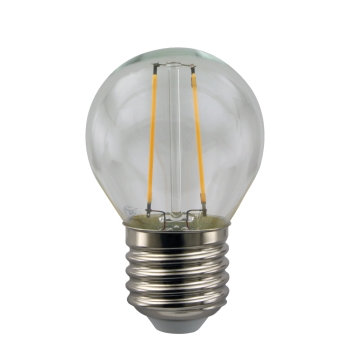 LED-Fadenlampe Mini Globe G45 klar E27 