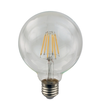 LED-Fadenlampe Globe G95 klar E27 