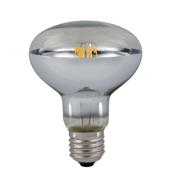 LED-Fadenlampe Reflector R80 klar E27 