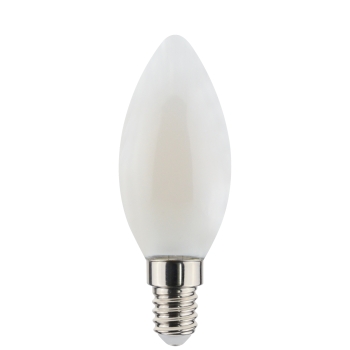 LED Filament Fadenlampe Candle C35 matt E14 