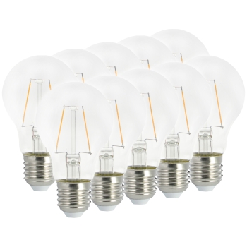 10x LED Bulb klar E27 2,5W 250 Lumen 4.000K 10x AdLuminis LED Bulb klar E27 2,5W 250 Lumen 4.000K