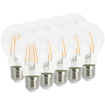 10x LED Bulb klar E27 4,5W 470 Lumen 4.000K 10x AdLuminis LED Bulb klar E27 4,5W 470 Lumen 4.000K