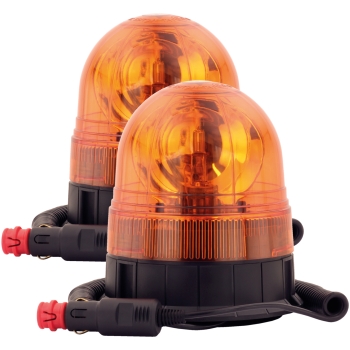 2x Rundumleuchte mit Magnetfuß 2x Rundumleuchte mit Magnetfuß u. Schraublöcher