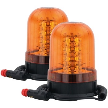 2x LED Rundumleuchte mit Magnetfuß 2x LED Aktions-Rundumleuchte mit Magnetfuß