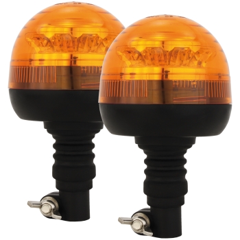 2x LED Rundumleuchte klein mit flexiblem Fuß 2x LED Mini-Rundumleuchte mit flexiblem Fuß