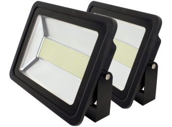 2x SMD LED Fluter flach 200 Watt 14.300 Lumen 2x AdLuminis SMD LED Fluter flach 200W Tagweiß 14.300 Lumen