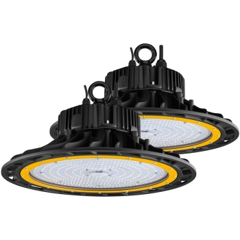 2x LED Hallenstrahler dimmbar 200W 34.100 Lumen 2x LED Hallenstrahler 200W 34.100 Lumen UFO dimmbar