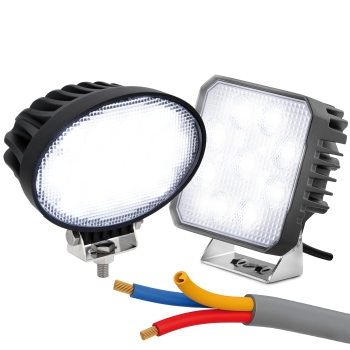 Anti‑Fog LED Arbeitsscheinwerfer mit Druckausgleich 