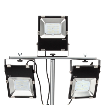 LED Baustrahler Set mit Stativ 