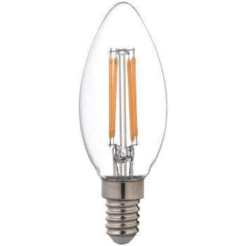 LED Fadenlampe Candle E14 klar 4,5W 470lm 2.000K AdLuminis LED Filament Fadenlampe E14 Candle klar 2.000K 4,5W 470 Lumen