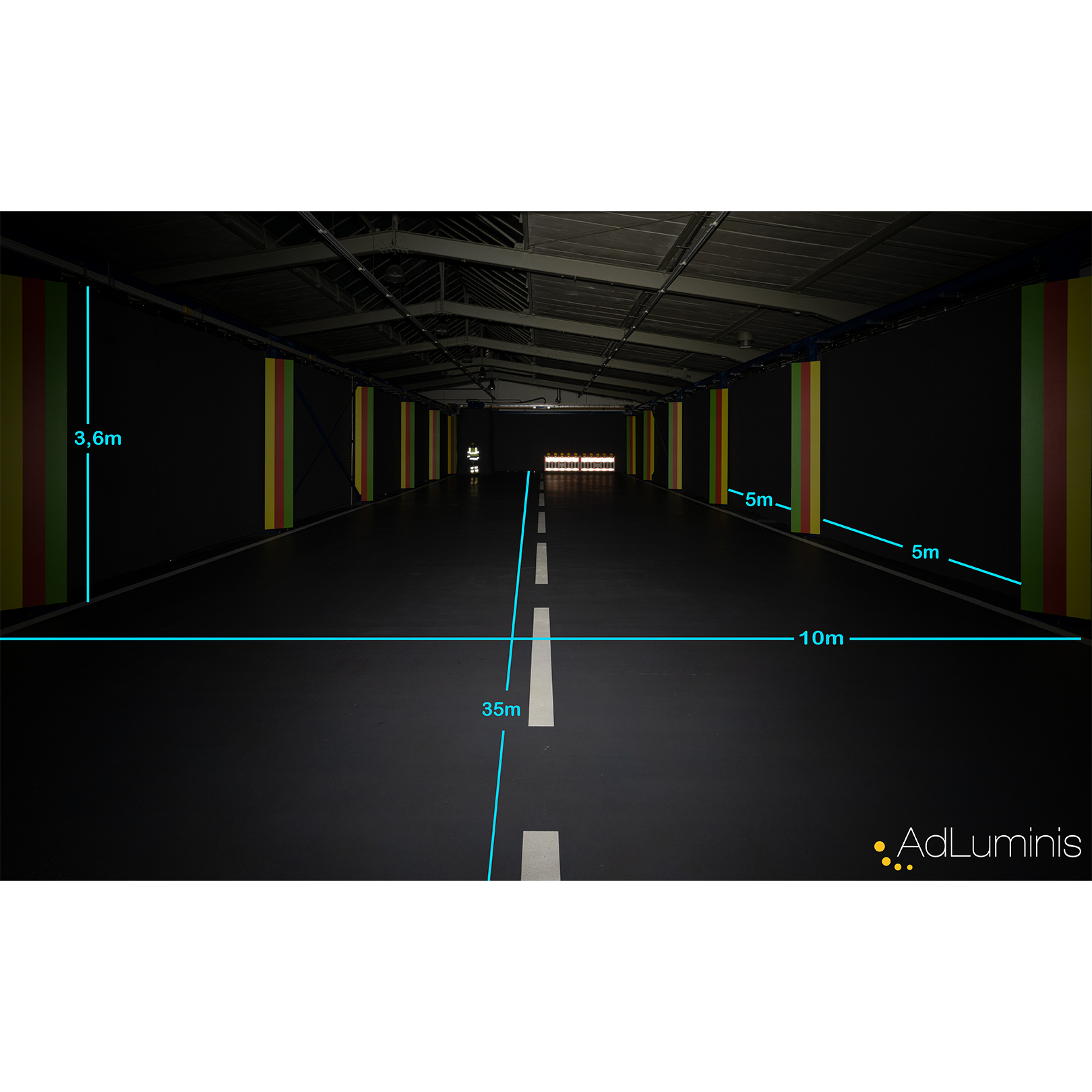 Lichtverteilung Seitenansicht